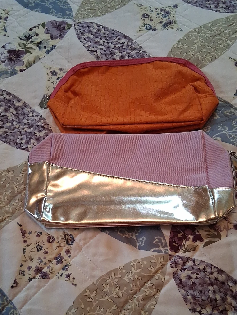 NWOT Lot Of 2 Lancome Makeup Bags. Never Used! Large Sizes.